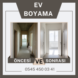 1+1 ev boyama boya badana